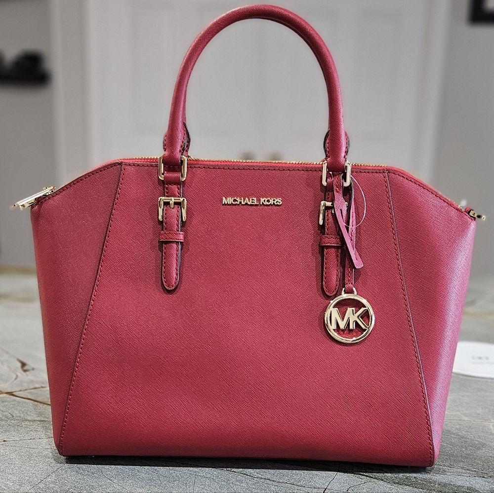 Michael Kors Red Handbag NWT - Picture 7 of 15